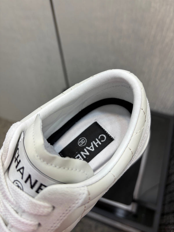 Chanel 26 Quilted Sneaker Beige in Lambskin 602469