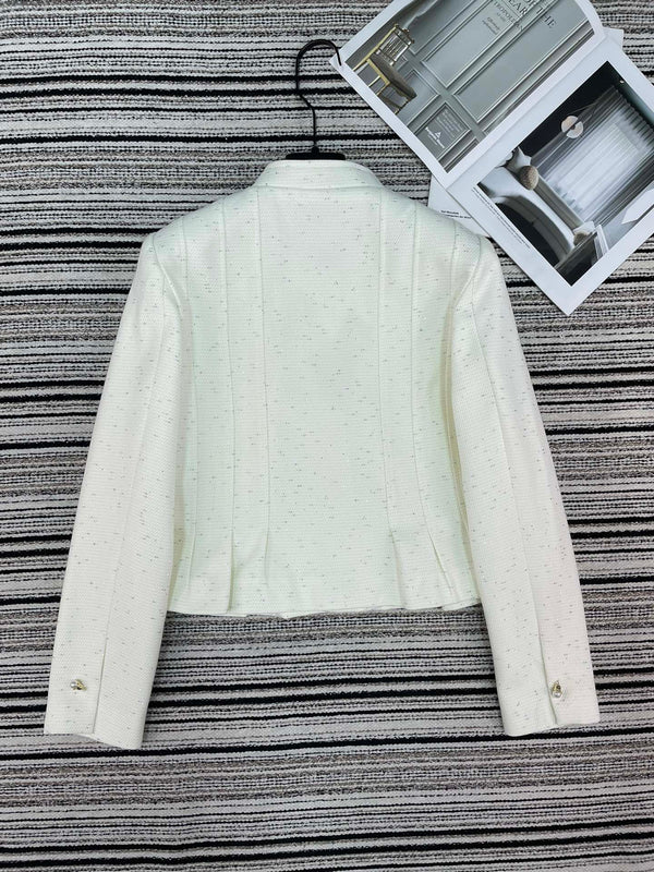 CD 26 White Cotton Jacket 112627