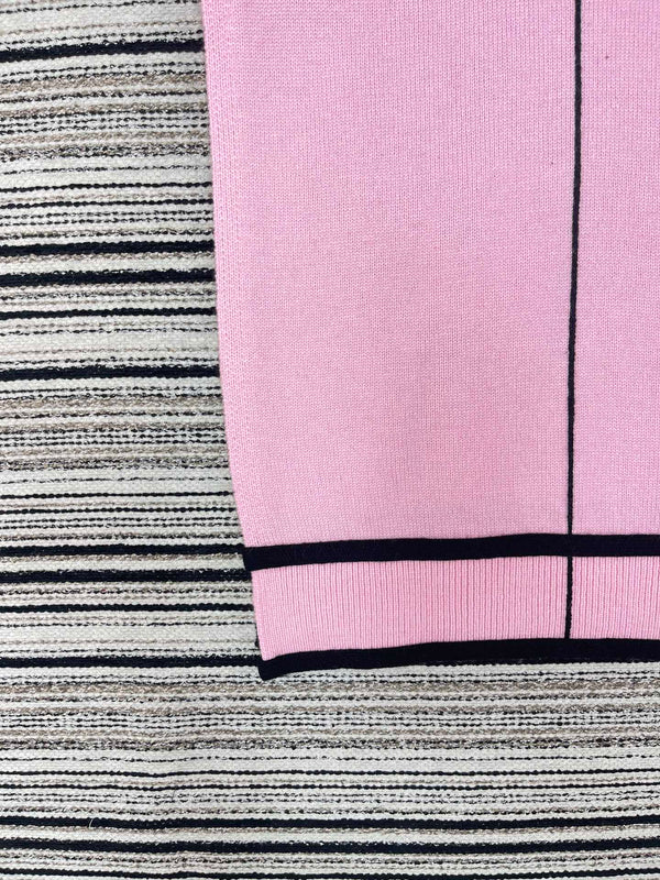 Gilet Chanel Rose en Cachemire 133566