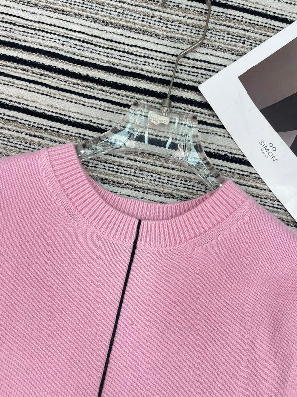 Gilet Chanel Rose en Cachemire 133566