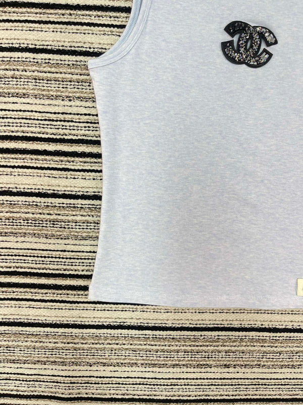 Gilet Chanel Gris en Cachemire 133561