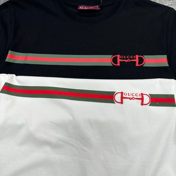 GG Featuring a Letter Stripe Print T-shirt in Cotton 138425