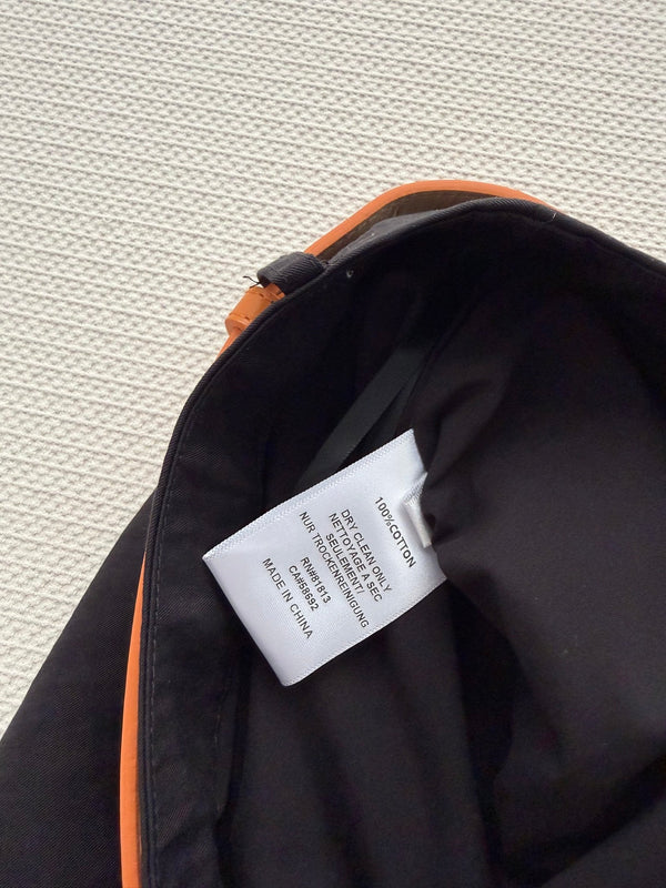 Hermès 26SS Pantalon Large Court Noir en Coton 938210