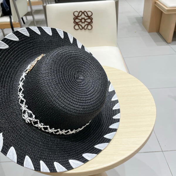 Chanel Chapeau de paille noir 25 197913