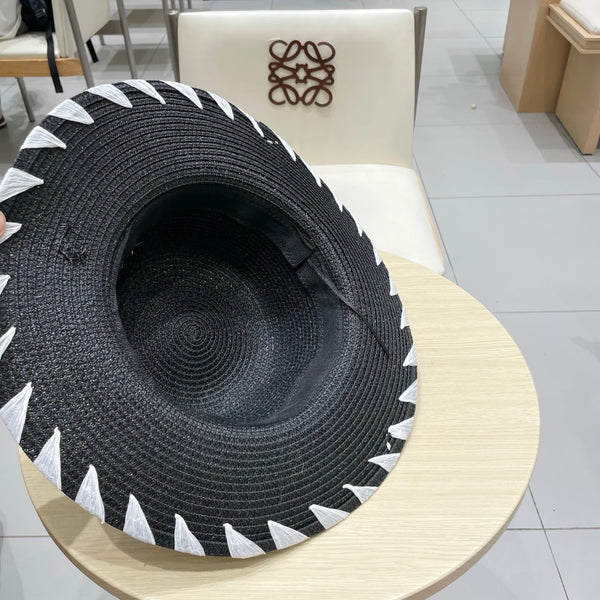Chanel Chapeau de paille noir 25 197913