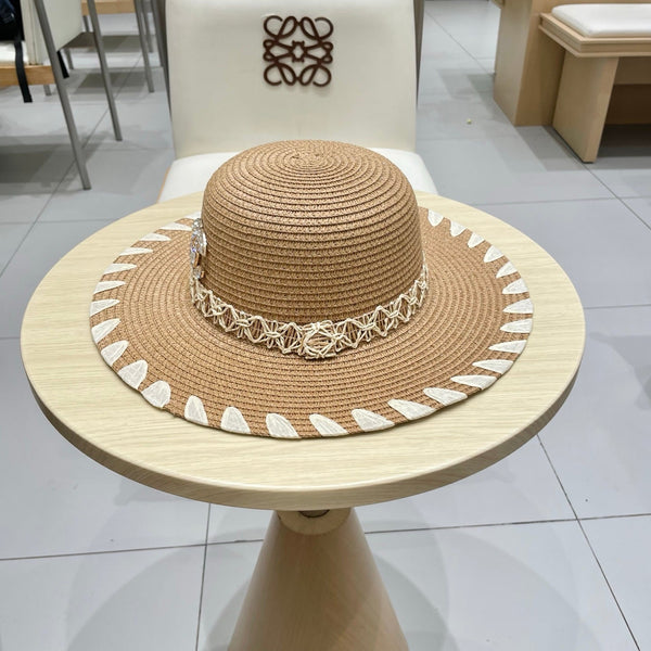 Chapeau de paille Chanel 25 beige 197912