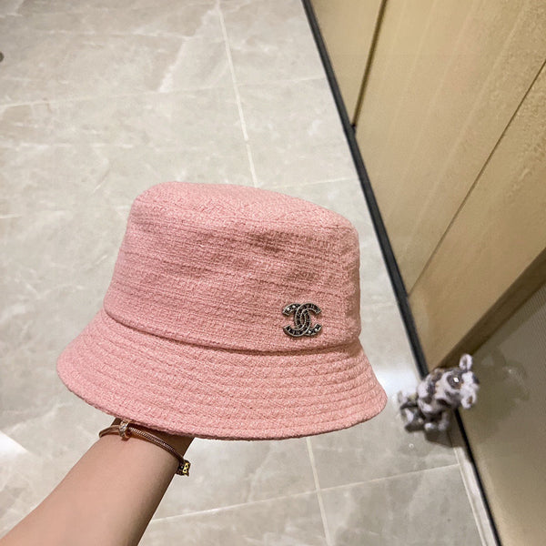 Chanel Chapeau Bob Rose en Tissu 197685