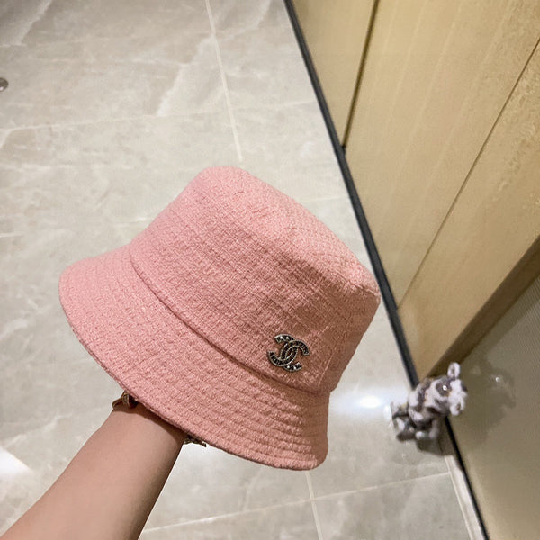 Chanel Chapeau Bob Rose en Tissu 197685