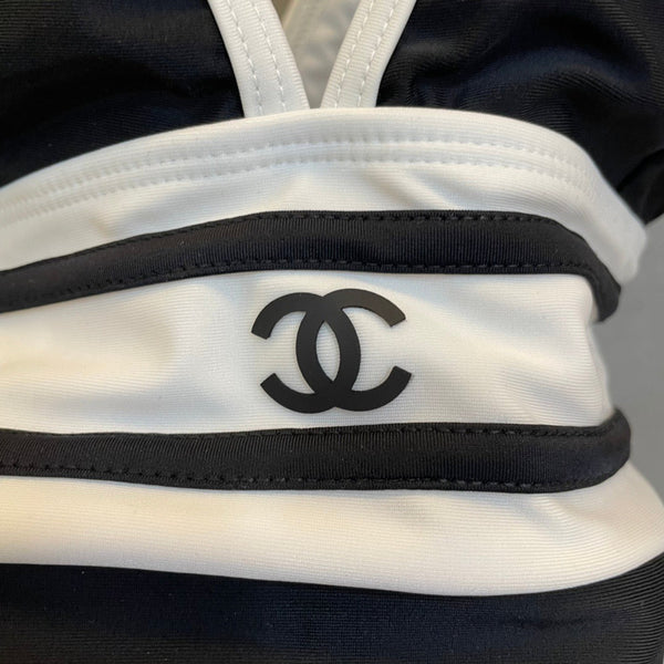 Maillot de bain une pièce Chanel noir en coton polyester 201831