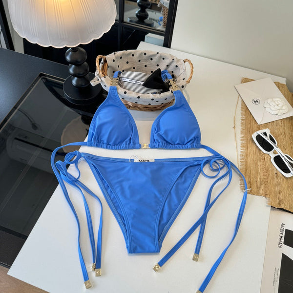 Celine Bikini Swimsuit Blue in Polyamide 203013