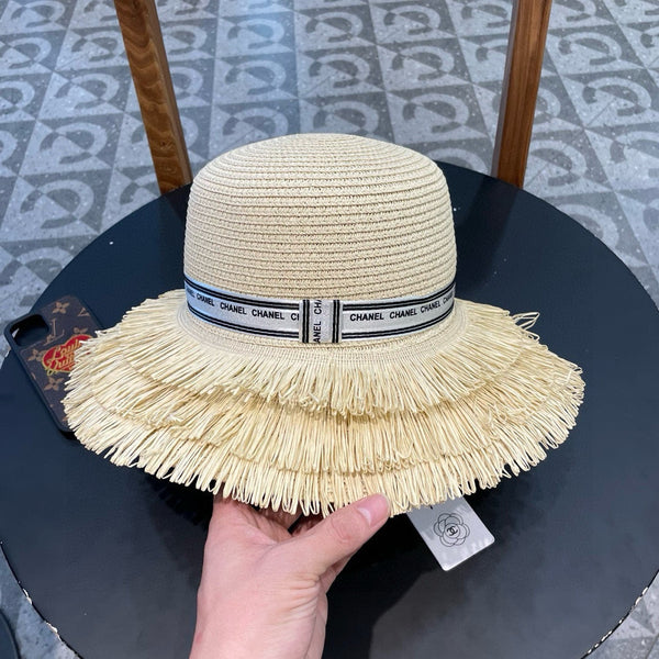 Chanel Bob Crème en Paille 205629