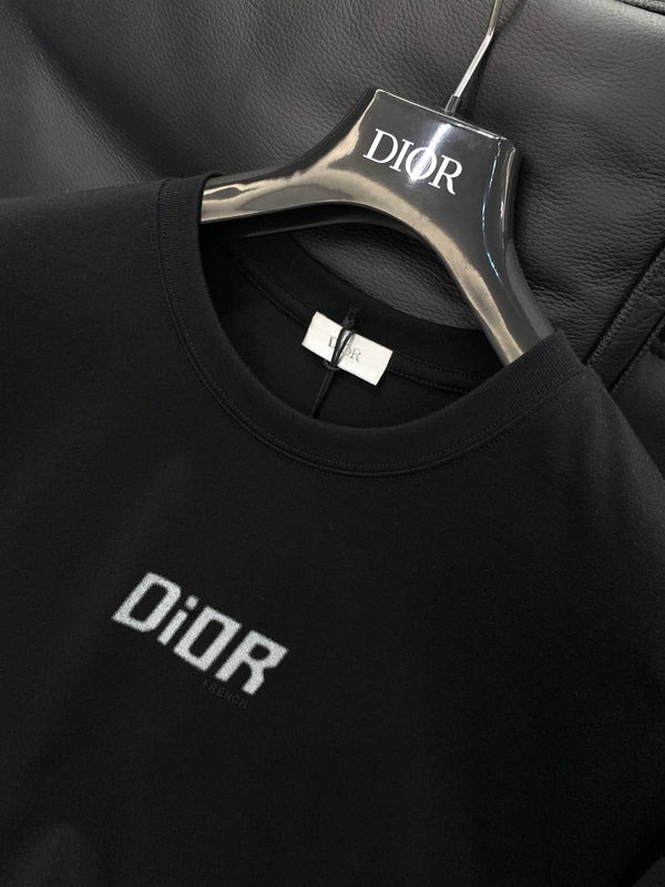 T-shirt Dior ras du cou à manches courtes Noir en Coton 200640