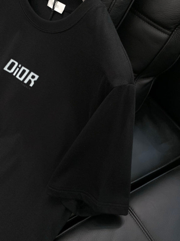 T-shirt Dior ras du cou à manches courtes Noir en Coton 200640
