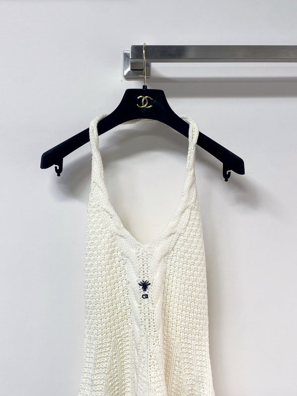 Dior Two-Tone Vest Cream in Wool 178838