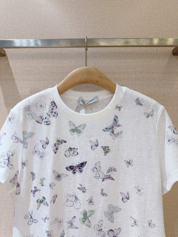 Dior T-shirt White in Cotton 193405