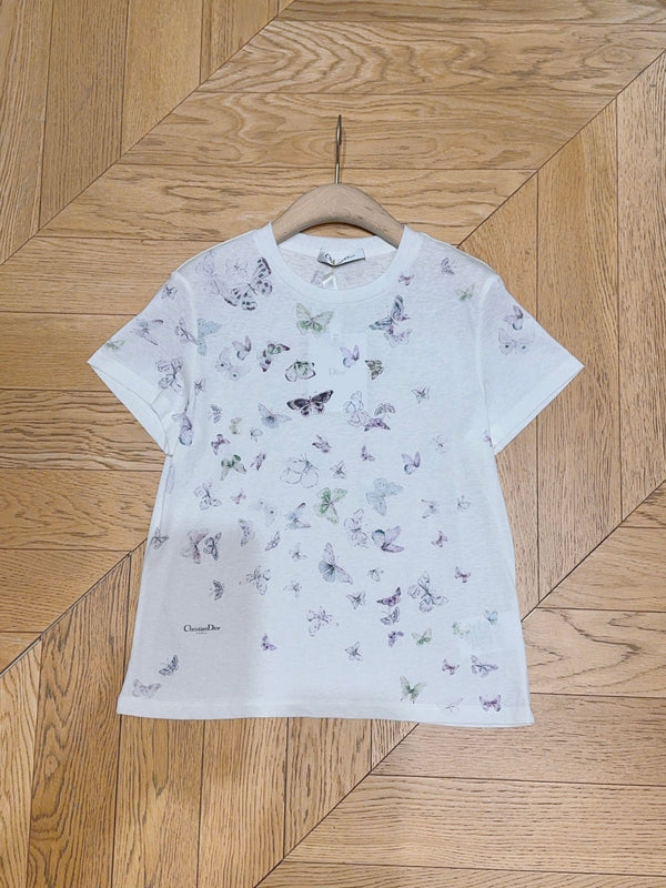 Dior T-shirt White in Cotton 193405