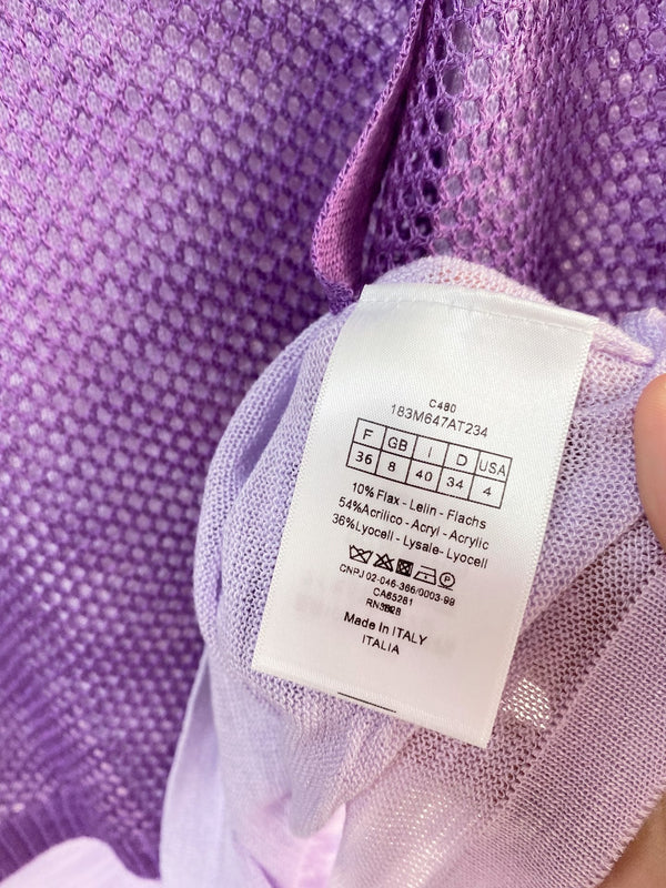 T-Shirt Manches Courtes Dior Violet en Acrylique 203995