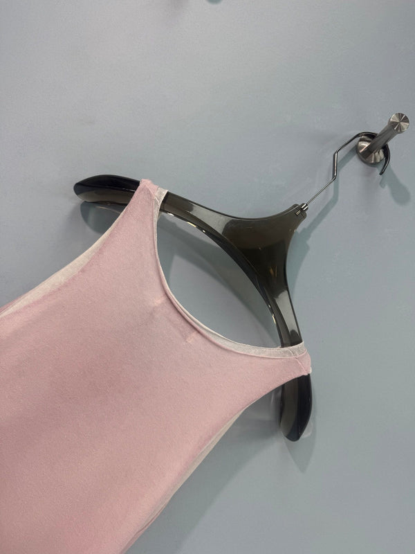 Miumiu Knitted Vest Pink in Silk 207752