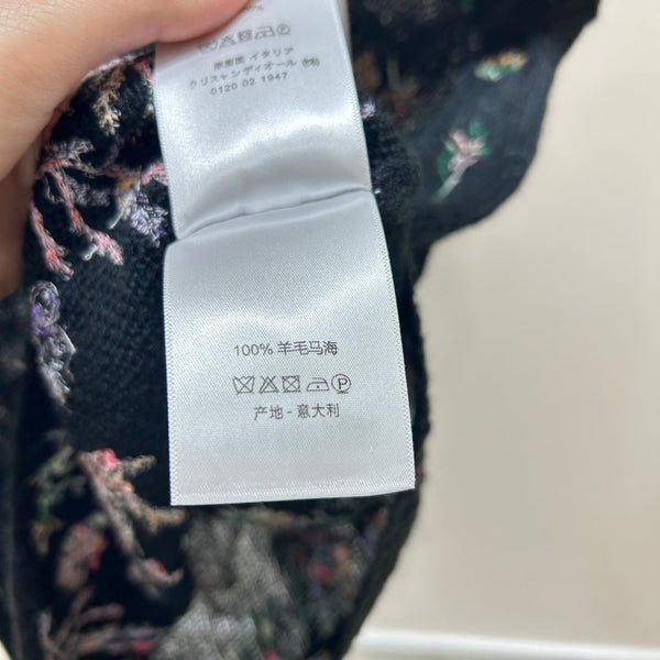 Dior Vest Elegant Floral in Wool Mohair