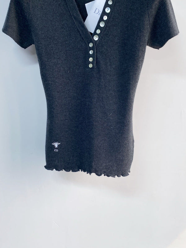 Dior Short-Sleeve T-Shirt Black in Cotton 207959