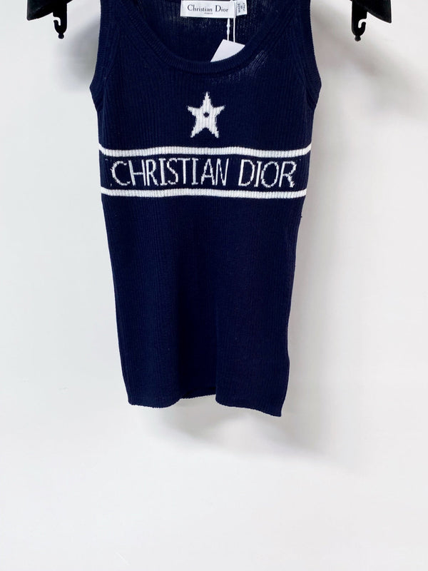 Dior Vest Navy Blue in Wool 204059