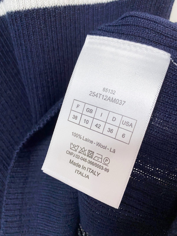 Dior Vest Navy Blue in Wool 204059