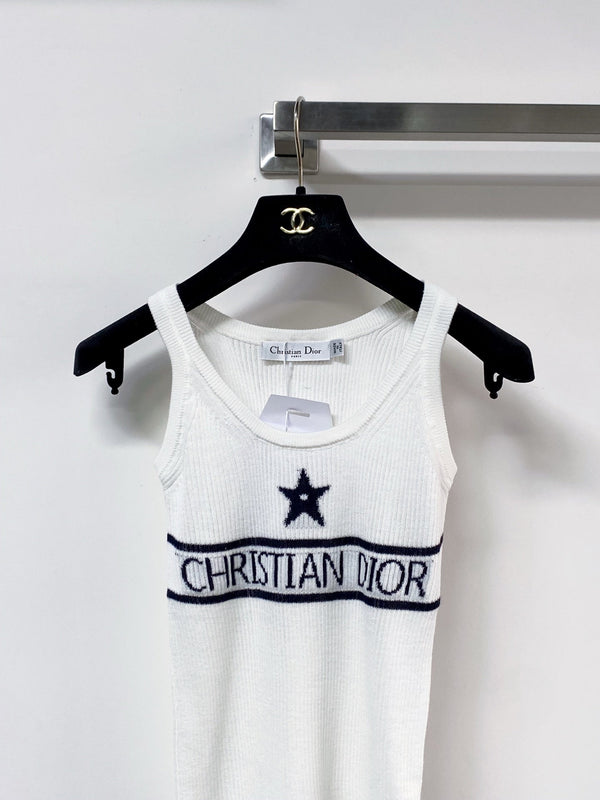 Dior Vest White in Wool 204061