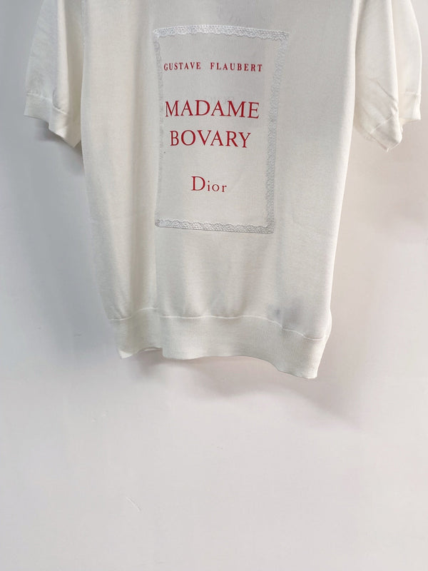 Dior Short-Sleeve T-Shirt White in Tencel 204026