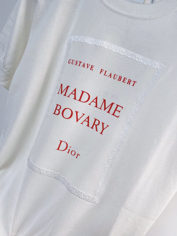 Dior Short-Sleeve T-Shirt White in Tencel 204026