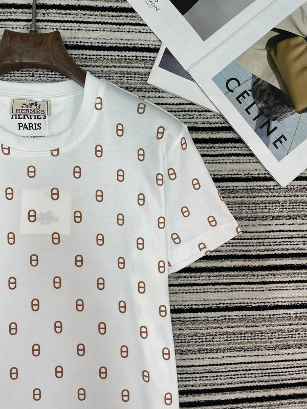 HM T-Shirt White in Cotton 167903