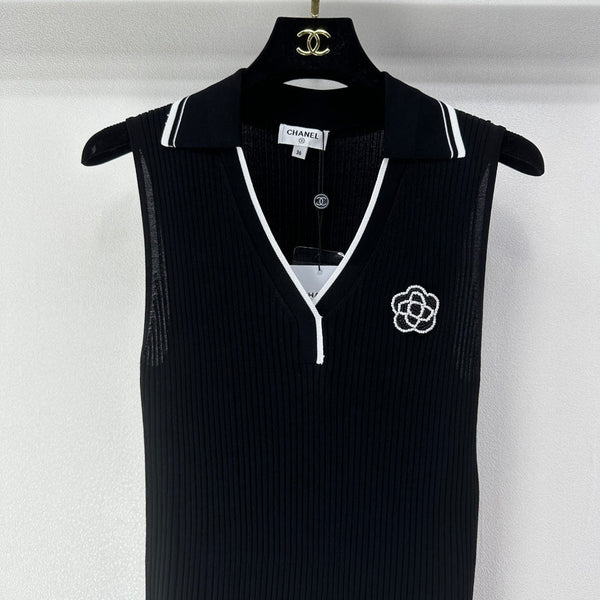 Gilet Chanel Noir en Polyester 365301
