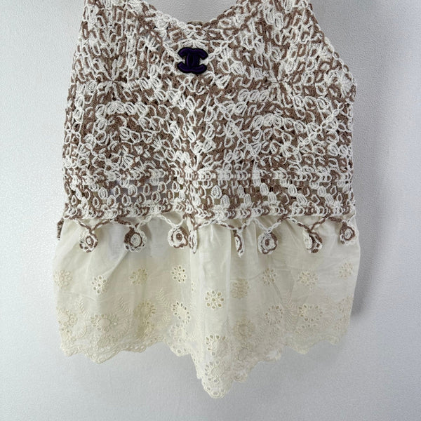 Chanel Lace Camisole Beige in Wool 361031