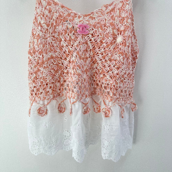 Chanel Lace Camisole Pink in Wool 361029