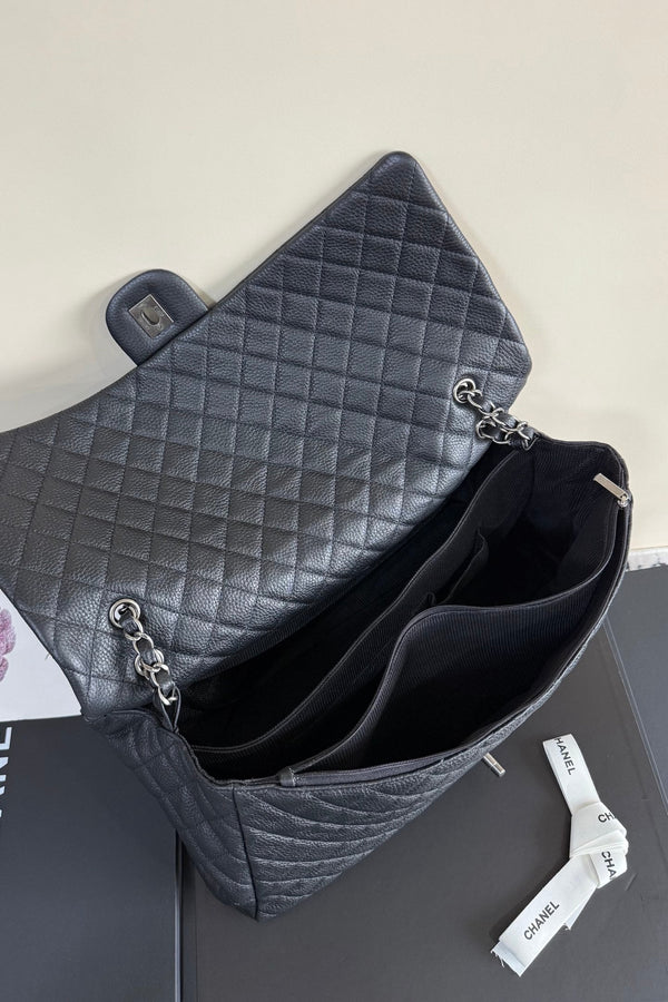 Chanel Carry-on bag 45cm Black in Cowhide