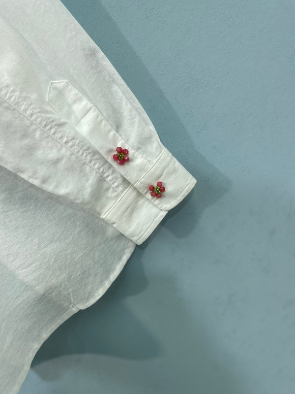 Chanel Shirt White in Flax 218507