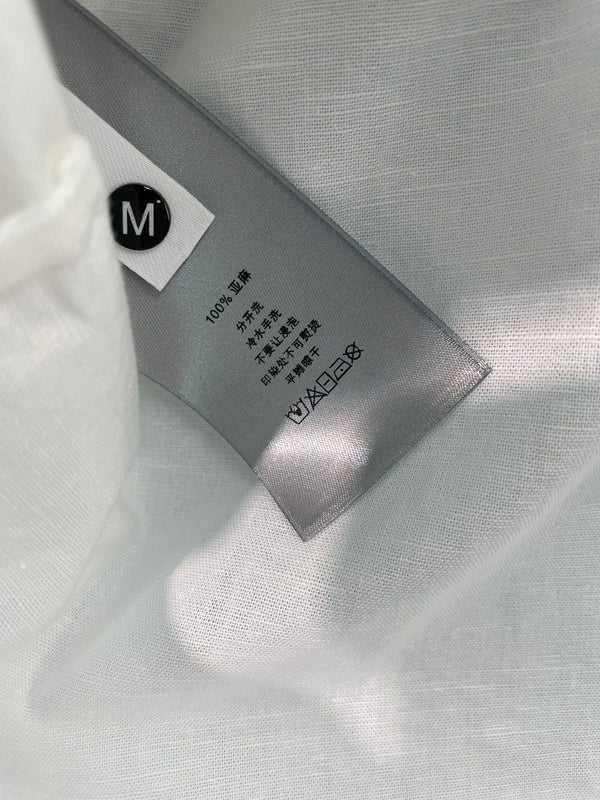 Chanel Shirt White in Flax 218507