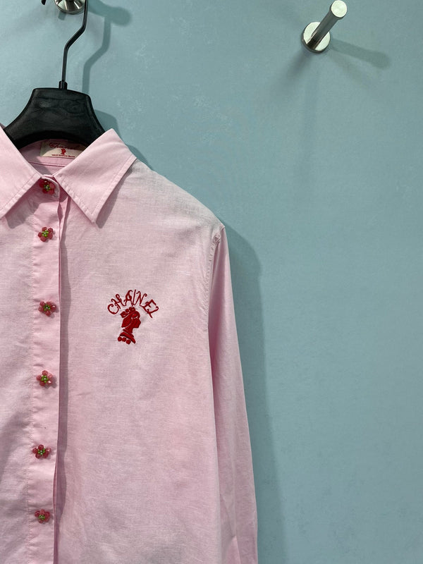 Chanel Shirt Pink in Flax 218502