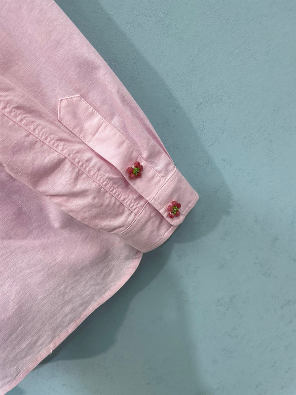 Chanel Shirt Pink in Flax 218502