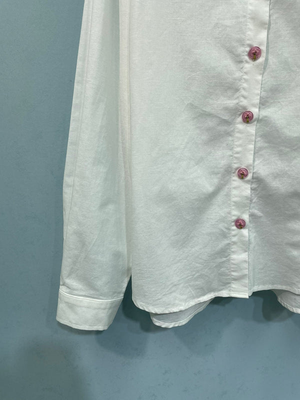 Chanel Shirt White in Flax 218490