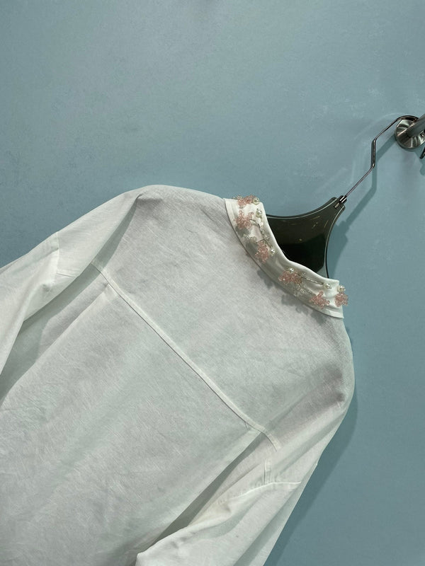 Chanel Shirt White in Flax 218490