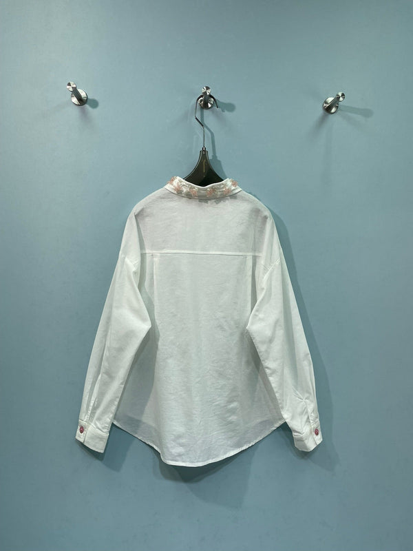 Chanel Shirt White in Flax 218490