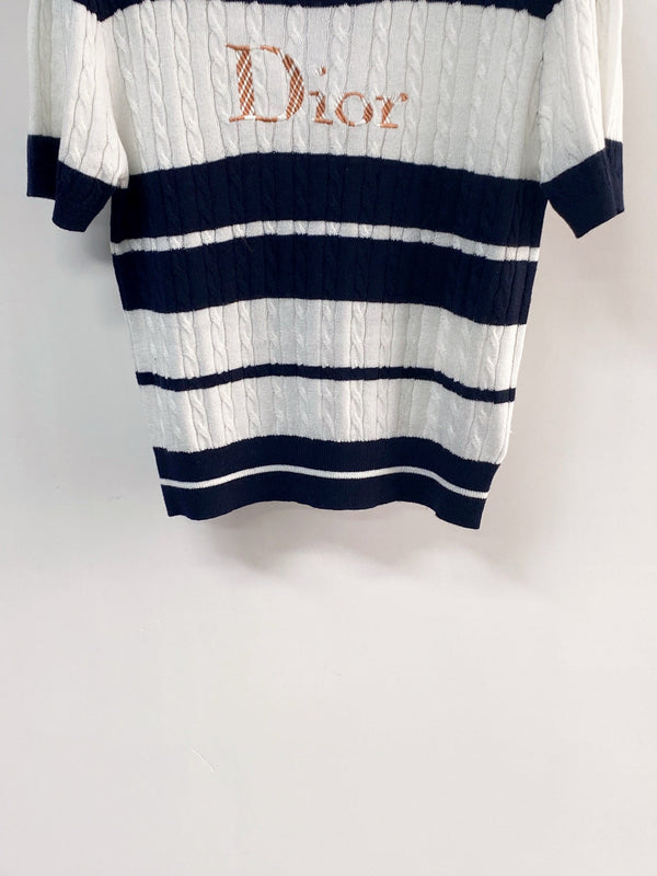 Dior Short-Sleeve T-Shirt Black in Wool 231801