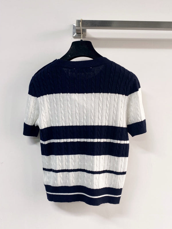 Dior Short-Sleeve T-Shirt Black in Wool 231801