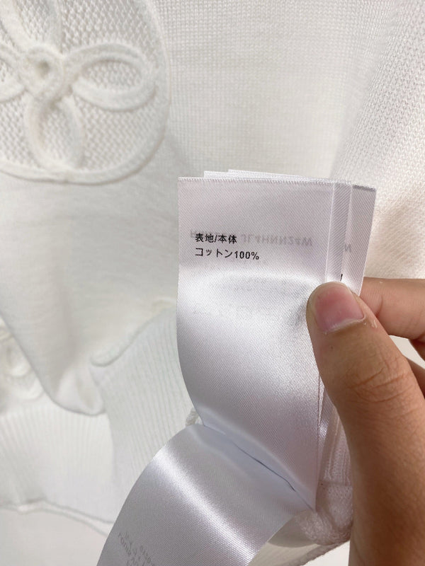 LV Short-Sleeve T-Shirt White in Cotton 231741