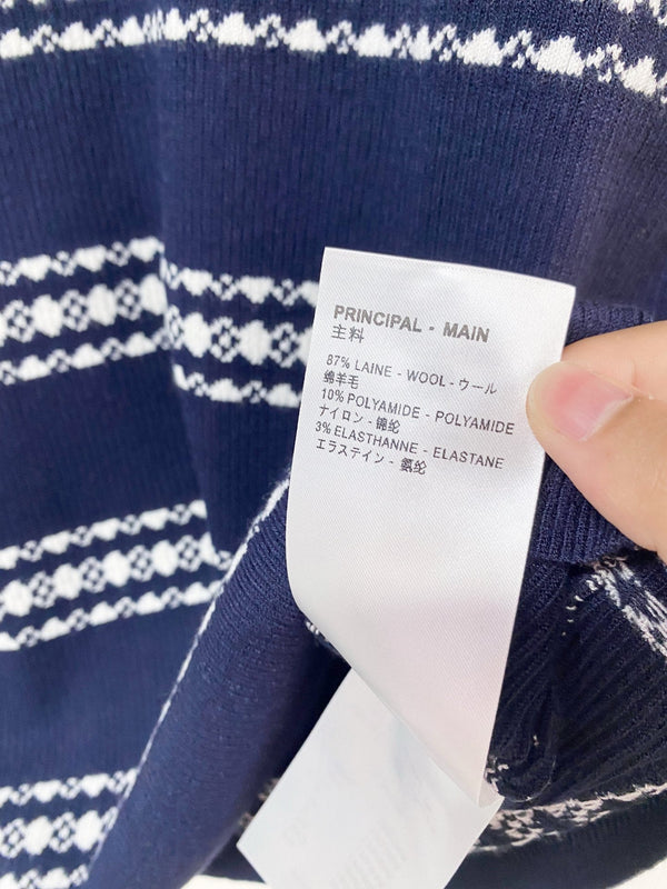 LV Short-Sleeve T-Shirt Navy Blue in Wool 215552
