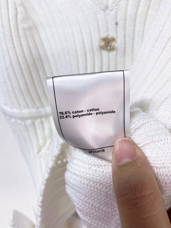 Caraco Chanel Bella blanc en coton 248374