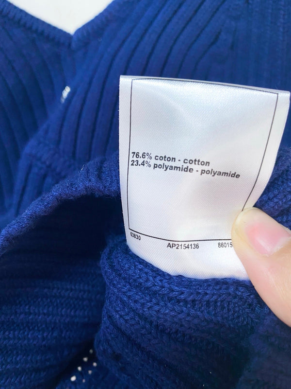 Chanel Bella Camisole Navy Blue in Cotton 248373