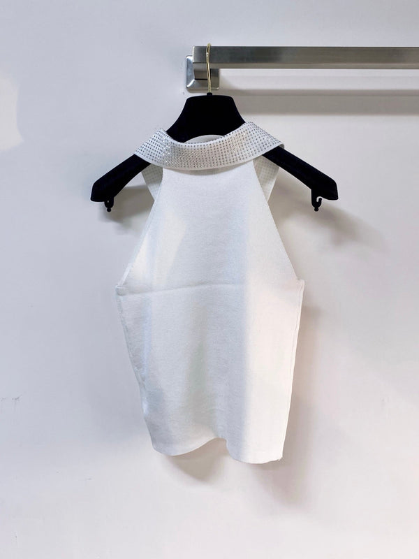 Chanel Vest White in Wool 248348