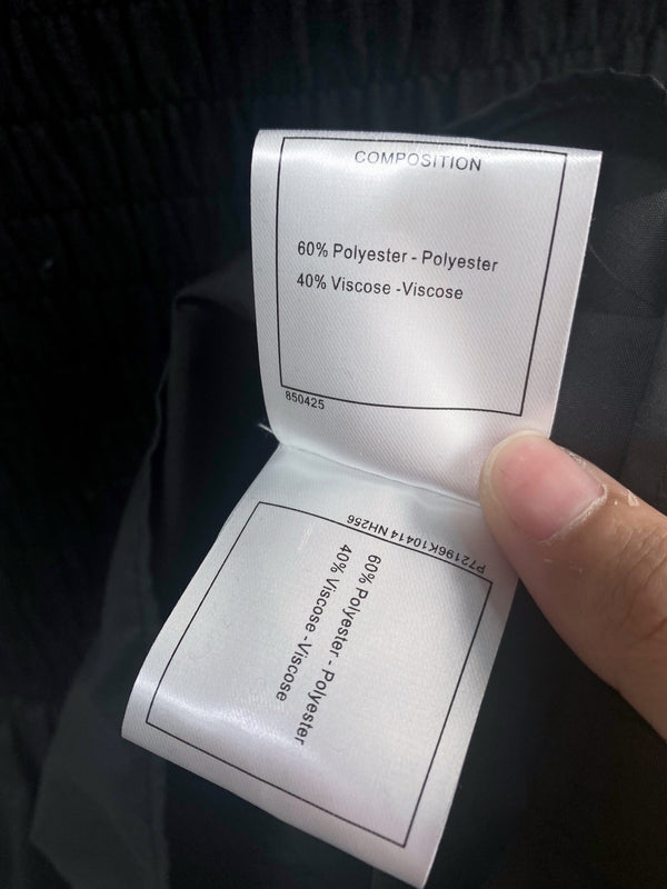 Chanel Short-Sleeve Dress Black in Polyester 235967