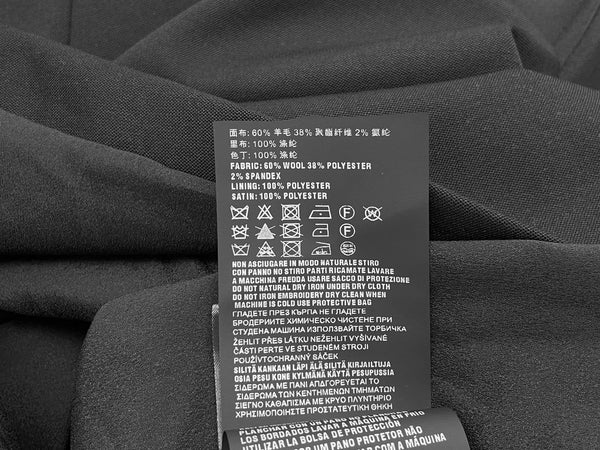 Miu Miu 26 Robe Cintrée à Nœud en Strass Noir en Polyester 205618